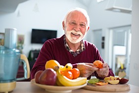 Be sure to eat a healthy diet to keep your gums and jaw strong following dental implant surgery