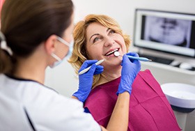 Be sure to visit your dentist every six months for your regular exam and cleaning appointments